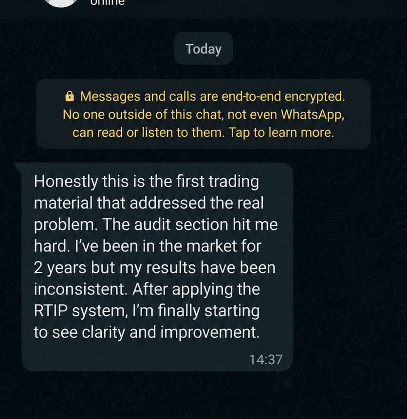 WhatsApp message from buyer